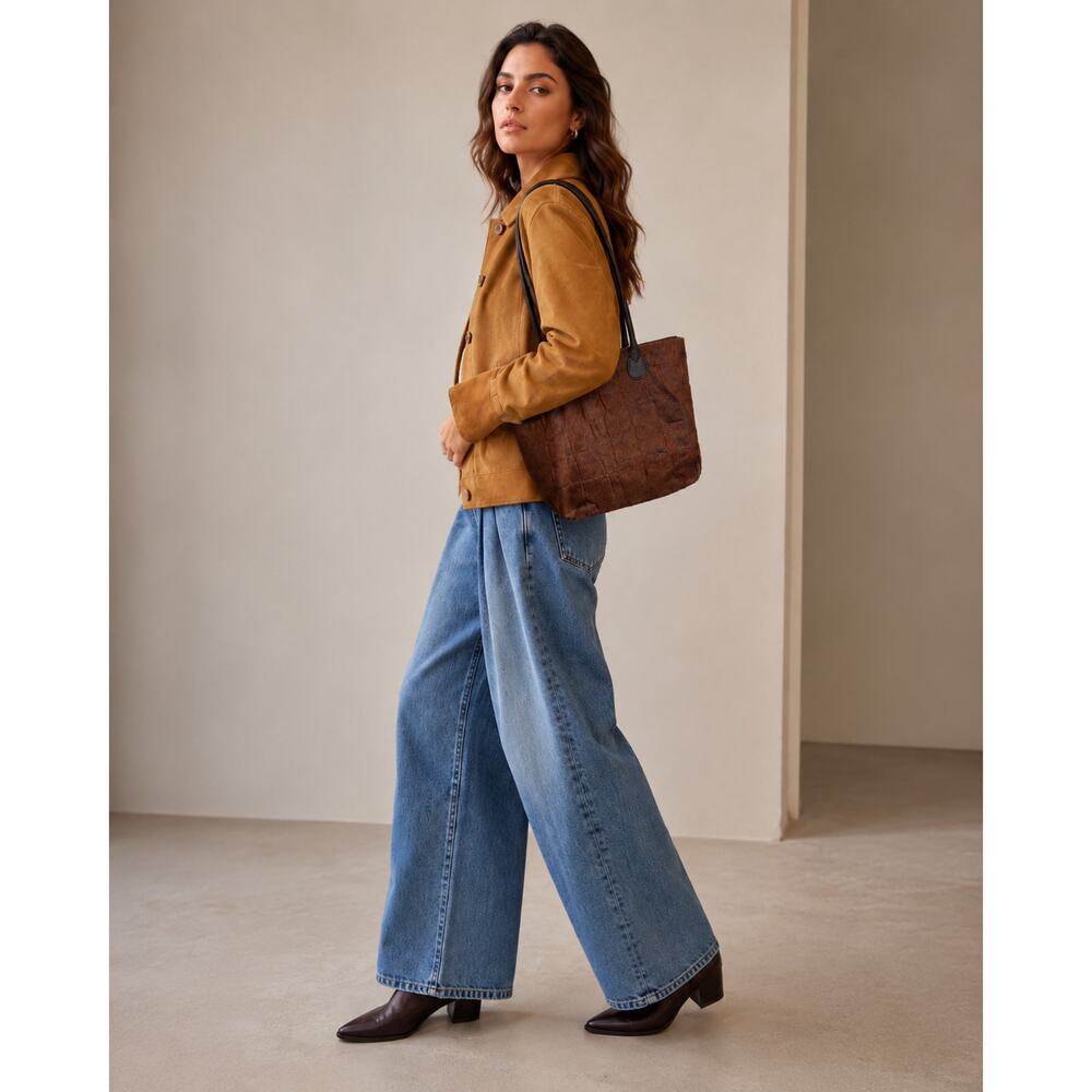 Maurizio Taiuti calf hair Brown tote bag